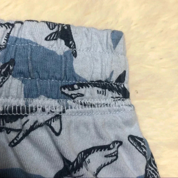 H&M Shorts Black & Blue Sharks  Size 2-3 Years - Picture 14 of 16